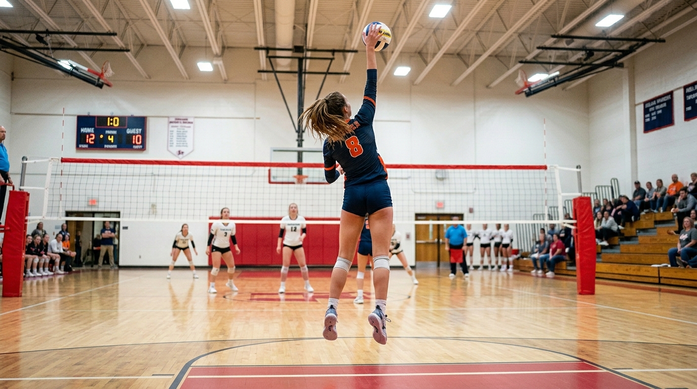 volleyball serve techniques indoor court