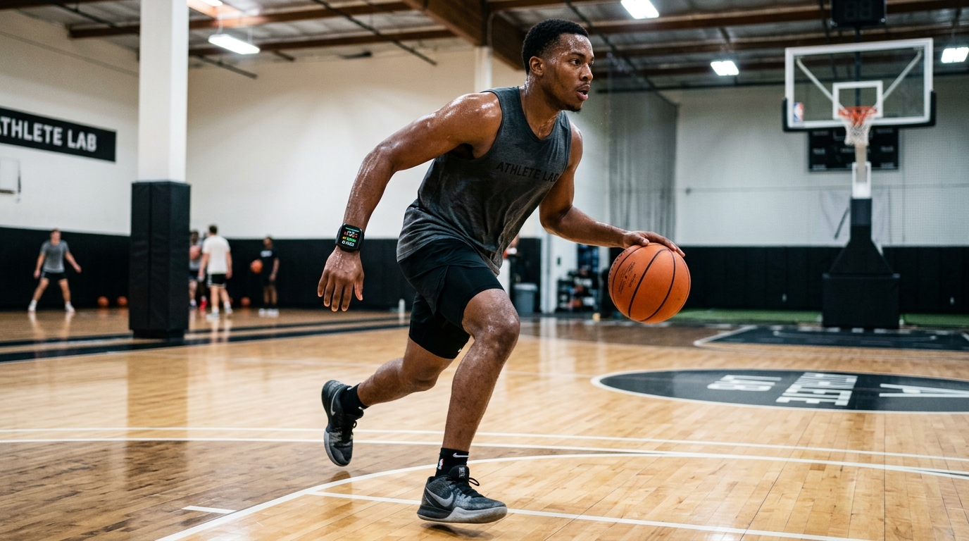wearable tech for basketball court sports athlete