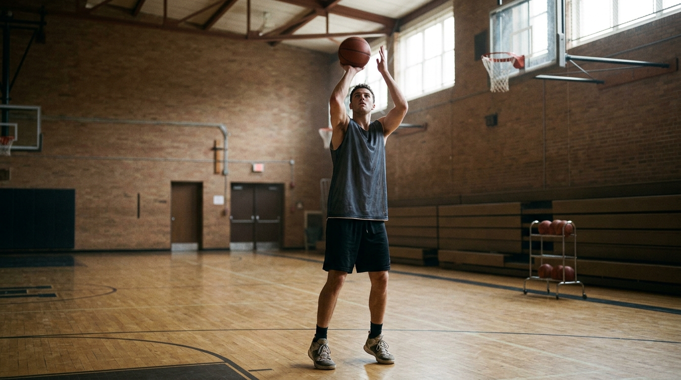 basketball form shooting drill solo practice
