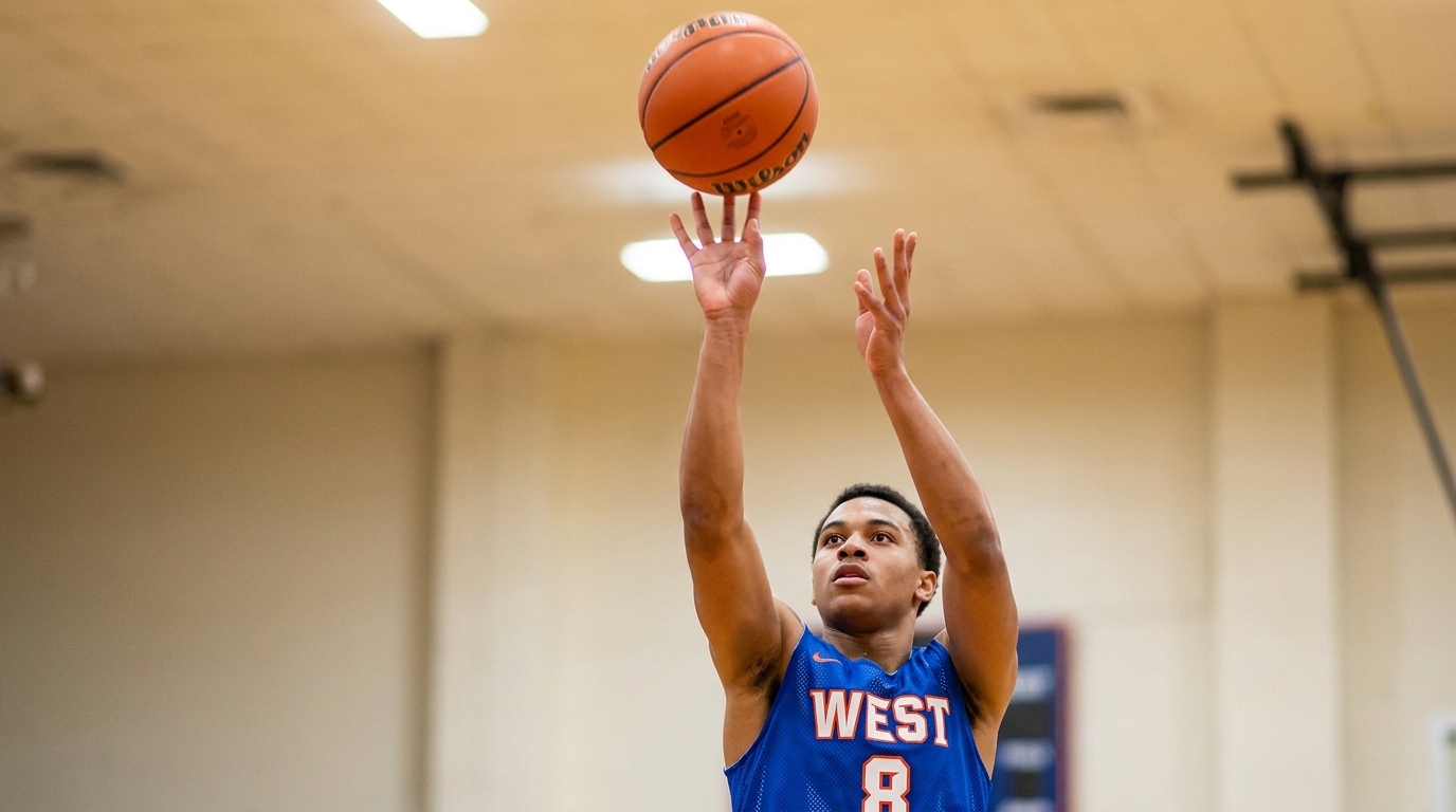 basketball jump shot follow-through technique